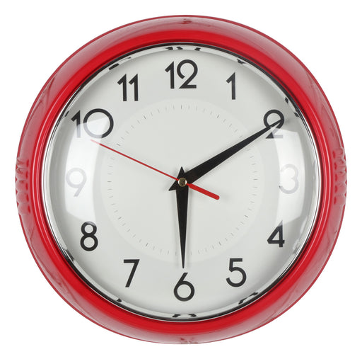 Red Plastic Wall Clock   | Clocks and Wall clocks by Casaliving&nbsp;