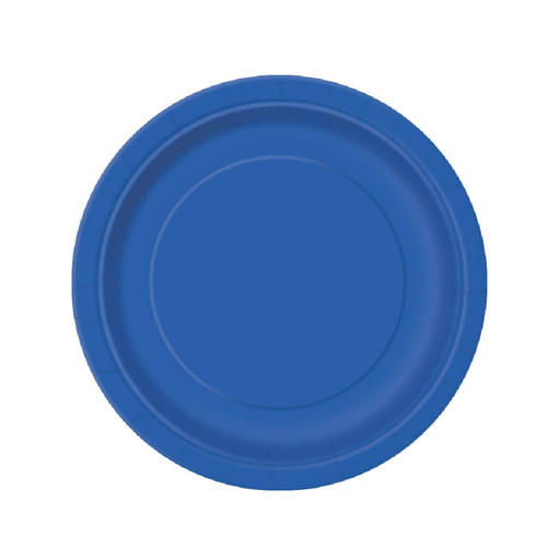 Royal Blue 8 x 23cm (9") Paper Plates