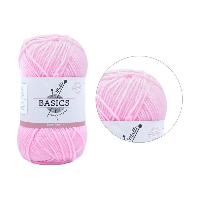 Super Blend Basic Yarn - Baby Pink