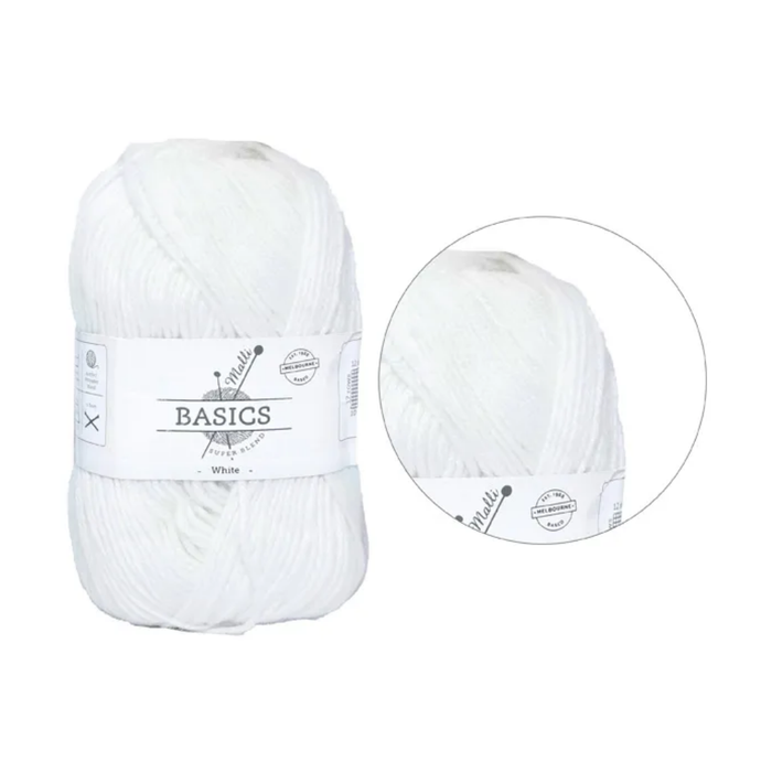 Super Blend Basic Yarn - White