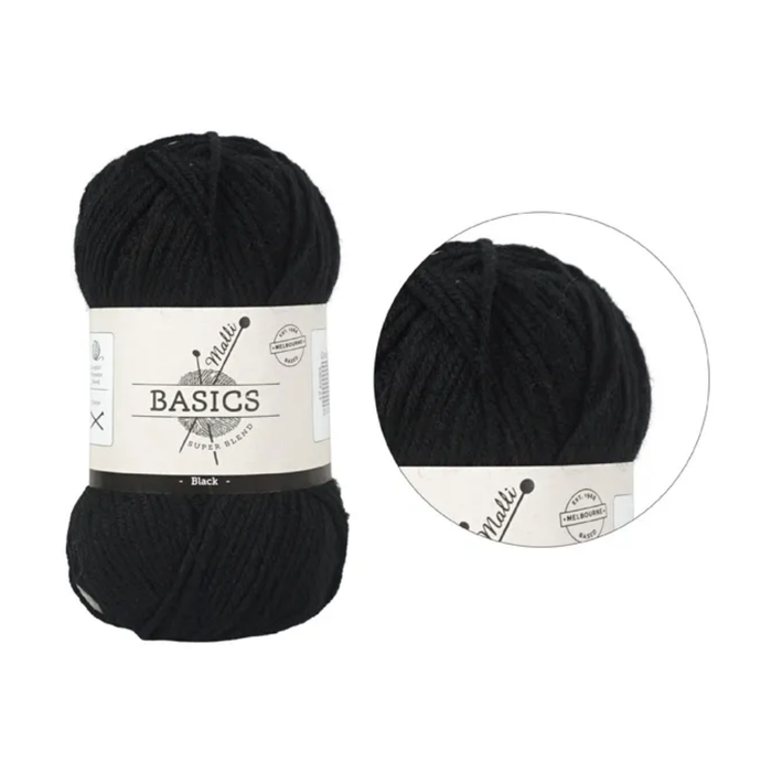 Super Blend Basic Yarn - Black