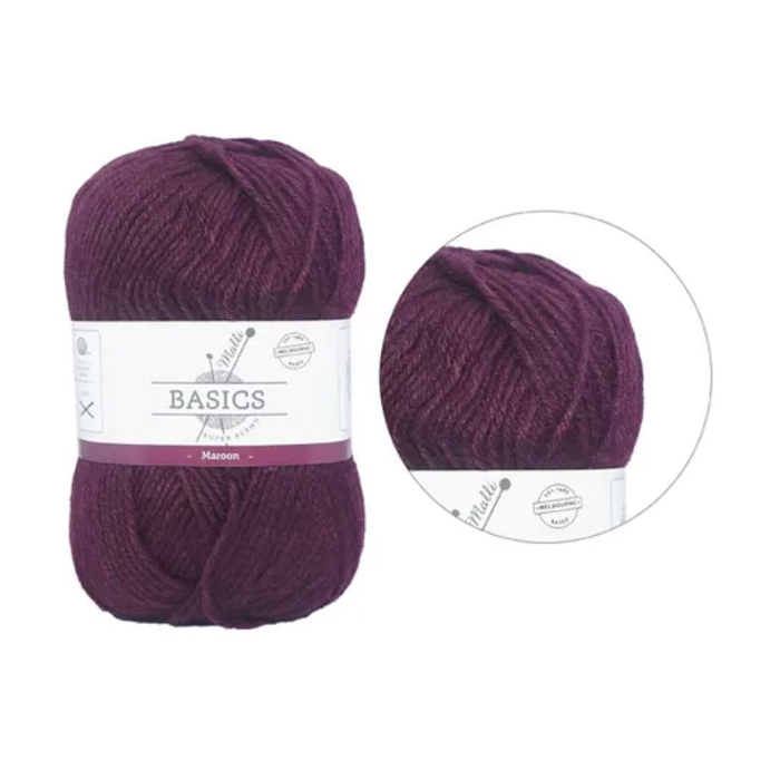 Super Blend Basic Yarn - Maroon