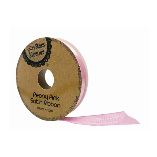 Satin Peony Ribbon 10× 10m [480/12]