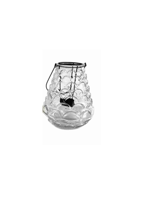 Glass Lantern -14.5x14.5cmx21 cm - Vases and Glass Vases by Casaliving