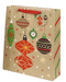 CHRISTMAS DESIGNS ON BROWN PAPER &nbsp;BAG