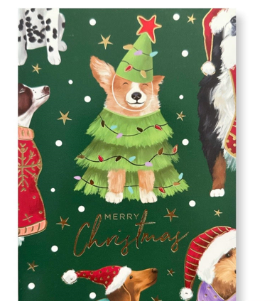 CANINE CHRISTMAS PARTY CARDS FOILED&nbsp;– Christmas Decorations, Gifts, and Accessories by Casaliving