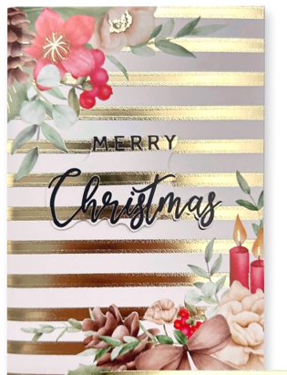 FOILED STRIPES XMAS CARDS&nbsp;– Christmas Decorations, Gifts, and Accessories by Casaliving