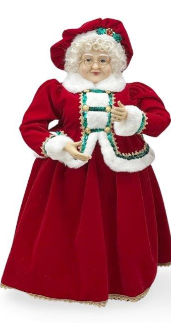 CHRISTMAS &nbsp;MR &amp; MRS CLAUS TRADITIONAL RED 60 CM&nbsp;– Christmas Decorations, Gifts, and Accessories by Casaliving