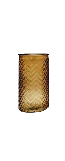 Chevron Glass Vase - Vases and Glass Vases by Casaliving