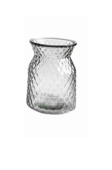 Glass Vase in Diamond Designs - Vases and Glass Vases by Casaliving