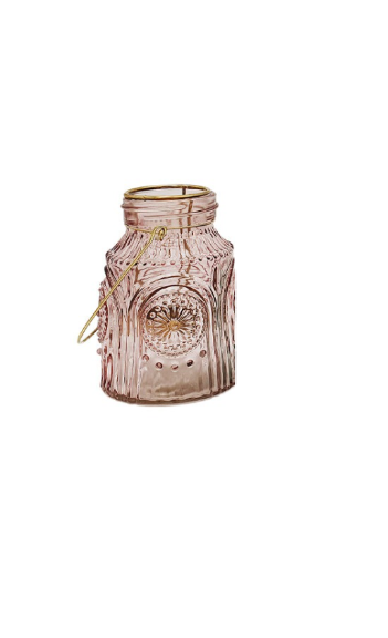 Glass Lantern -  9.5x9.5cmx13 cm - Vases and Glass Vases by Casaliving