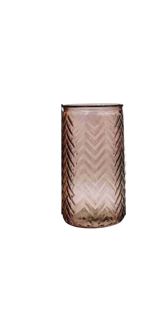 Chevron Glass Vase - Vases and Glass Vases by Casaliving