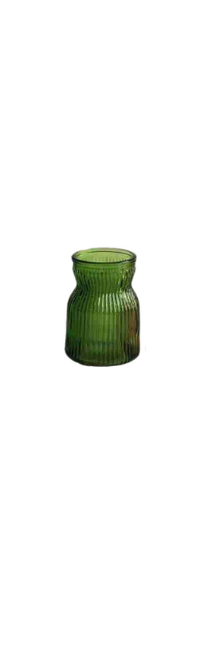 Glass Vase - 12.5x12.5x20.5cm - Vases and Glass Vases by Casaliving