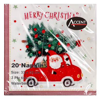 Christmas Joy Napkin 3PLY – Christmas Decorations, Gifts, and Accessories by Casaliving