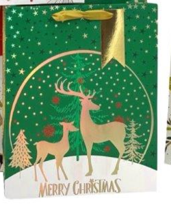 FOILED TRADITIONAL CHRISTMAS BAG &nbsp;– Christmas Decorations, Gifts, and Accessories by Casaliving