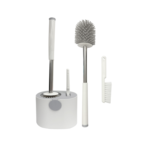 Silicone Toilet Brush with Holder | Casaliving