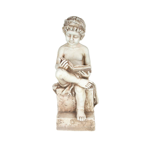 Sitting Boy Reading - Sculptures and Statues by Casaliving&nbsp;