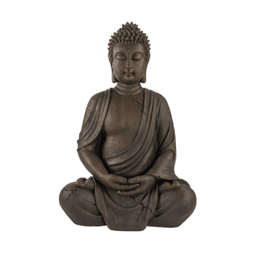 Sitting Peaceful Rulai Buddha 40cm - Buddha Statues by Casaliving&nbsp;