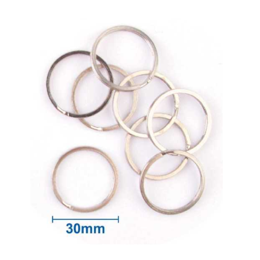 Split Key Rings 30 8pcs