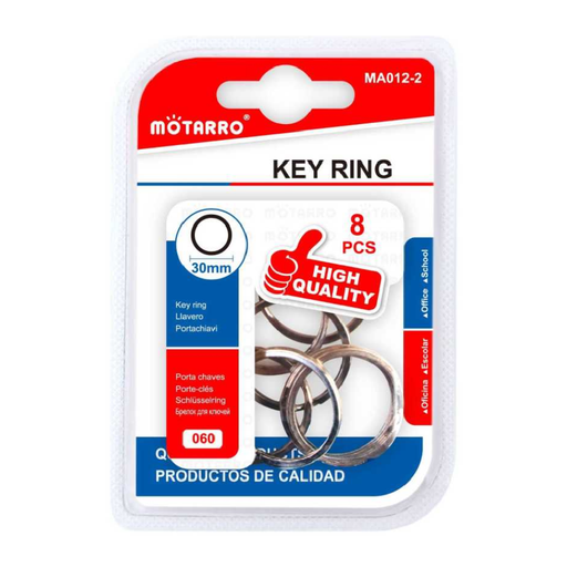 Split Key Rings 30 8pcs