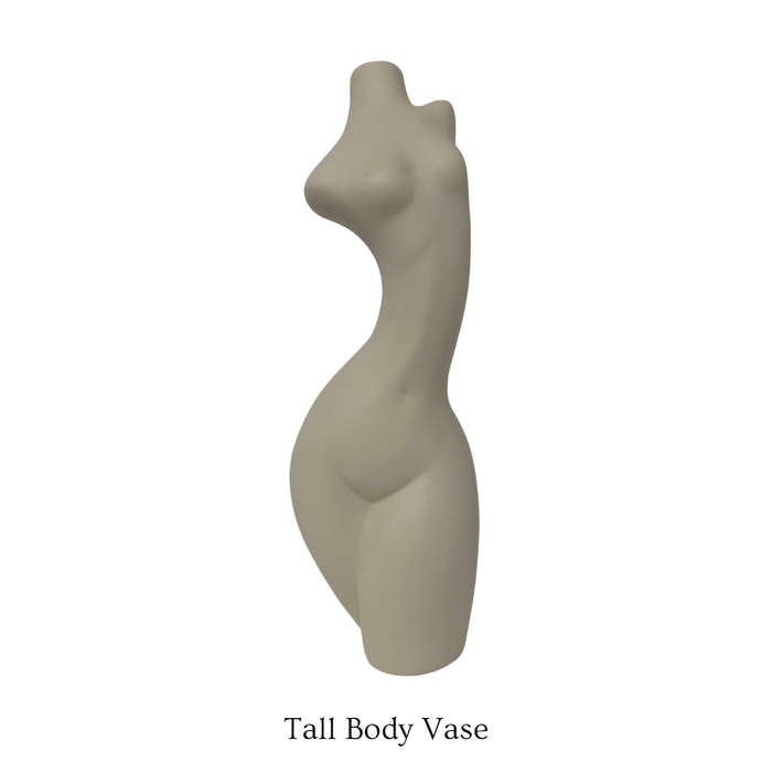 Ceramic Silhouette Body Shape Vase - Vases by Casaliving&nbsp;