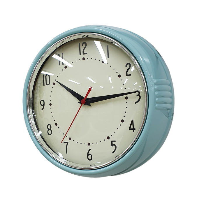 Teal Plastic Wall Clock   | Clocks and Wall clocks by Casaliving&nbsp;