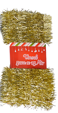 Tinsel 5cm x 15mtr x 1Ply | Christmas Decorations, Gifts, and Accessories by Casaliving