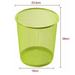 Trash Bin 19 × 26 × 23.5cm Assorted Colors