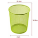 Trash Bin 23 × 34.5 × 29.5cm Assorted Colors
