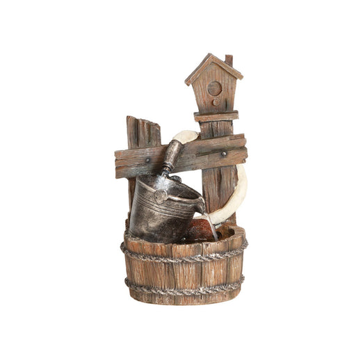 Water Hose Bird Nest - Fountains &amp; Water Features by Casaliving