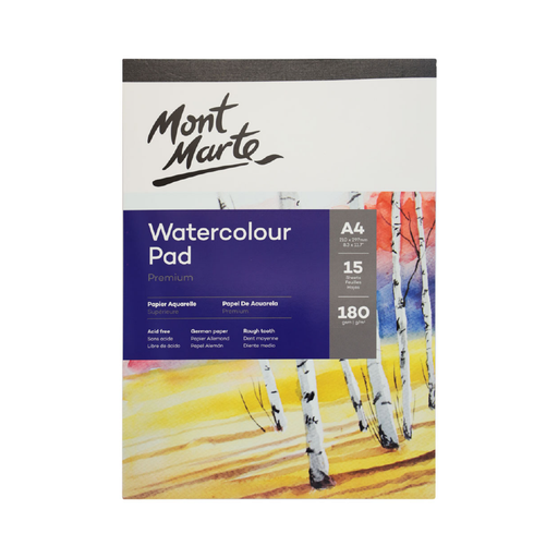 Watercolour Pad German Paper A4 180gsm 15 Shts