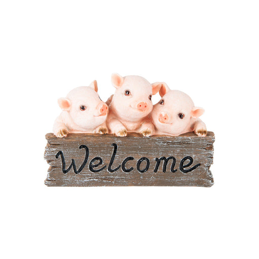 Welcome Piglets - Sculptures and Statues by Casaliving&nbsp;