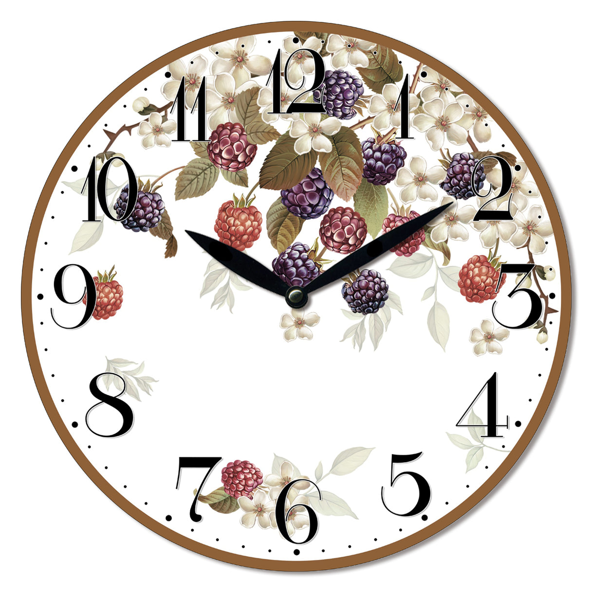Wild Berry Table Clock | Clocks and Wall clocks by Casaliving — Casa Living