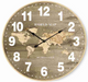 World Map Wall Clock - Casaliving