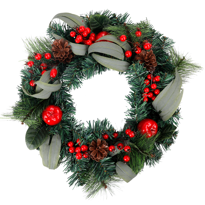 Wreath Apple Euc 45cm | Christmas Decorations, Gifts, and Accessories by Casaliving