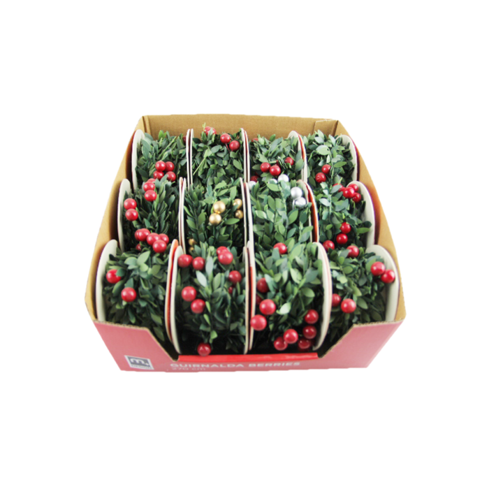 Holly Berry Garland Roll 2.7mt