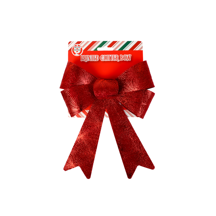 Bow Glitter Print Fabric Pack 1