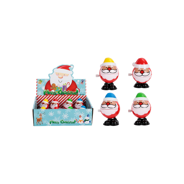 Wind Up Santa 6cm (Randomly Selected)