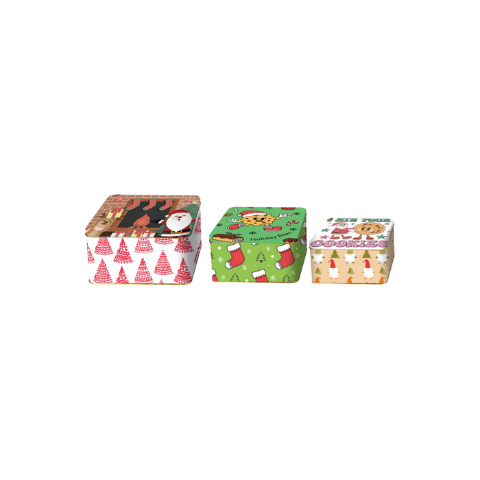 Tin Cake Square Set 3