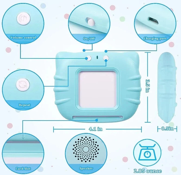 English Talking Flash Cards for Kids – Educational Learning Toy for Toddlers & Preschoolers