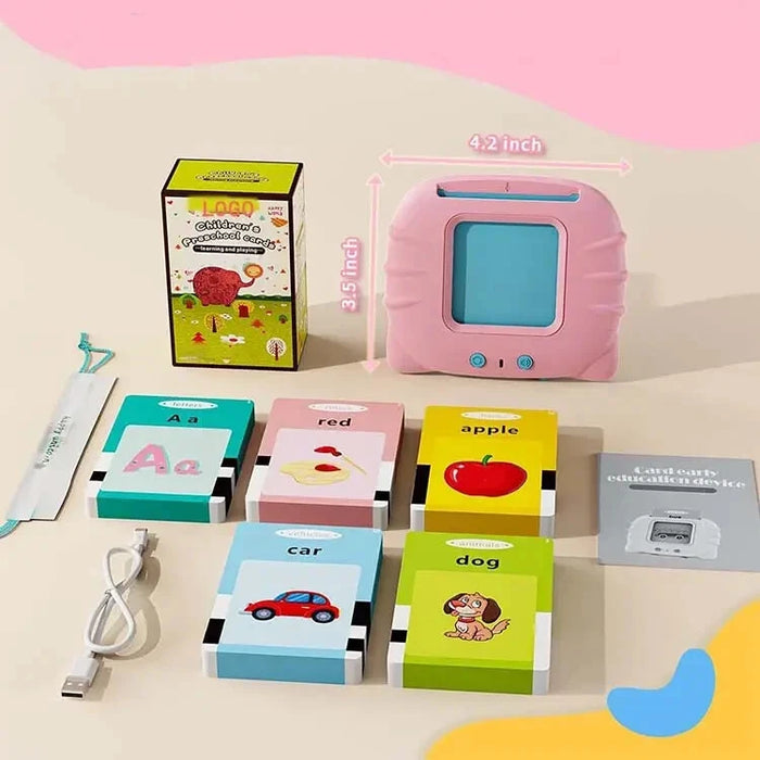 English Talking Flash Cards for Kids – Educational Learning Toy for Toddlers & Preschoolers