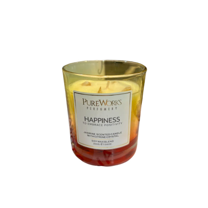 PureWorks Perfumery Candle - Happiness - Home Candles and Oil Burners by Casaliving&nbsp;