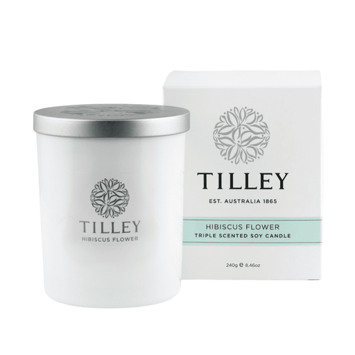 Tilley Soy Candle - Hibiscus Flower 45 Hour Scented Candle