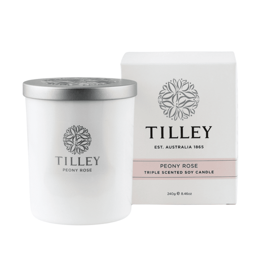 Tilley Soy Candle - Peony Rose 45 Hour Scented Candle