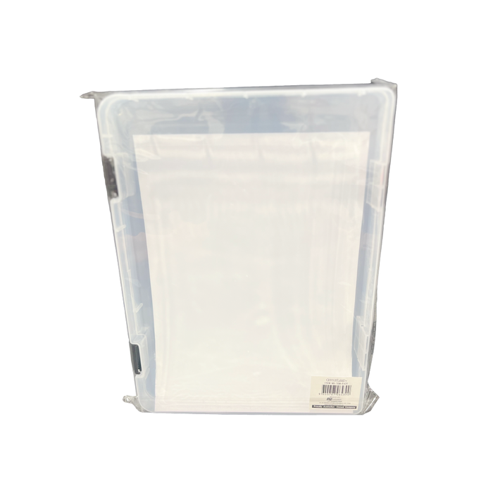 A4 File Case – Plastic Folder with Clip Closure