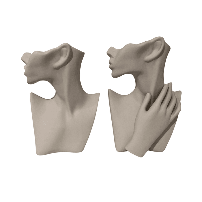 Female Sculptural Ceramic Face Vase&nbsp;- Vases by Casaliving&nbsp;